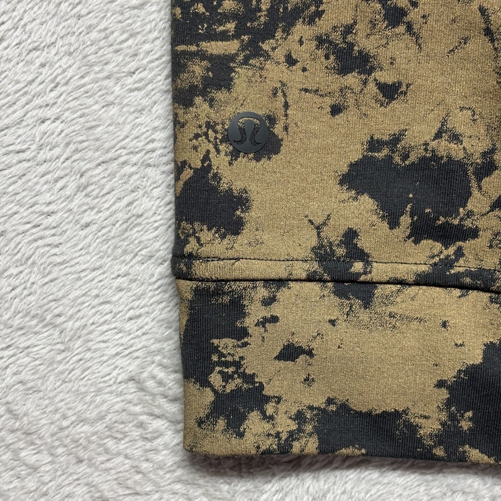 Lululemon City Sweat Pullover Hoodie Mens S Slim Fit Brown & Black Camo LM3CKLS - Picture 3 of 6